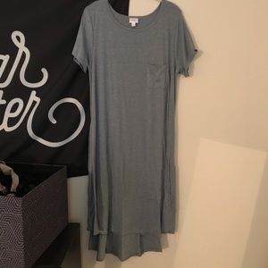 Light blue T-shirt dress